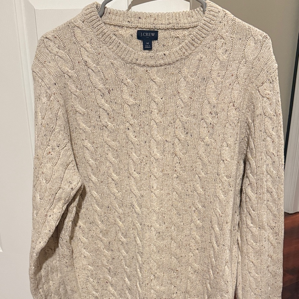 J. Crew Men’s Cable Knit Sweater